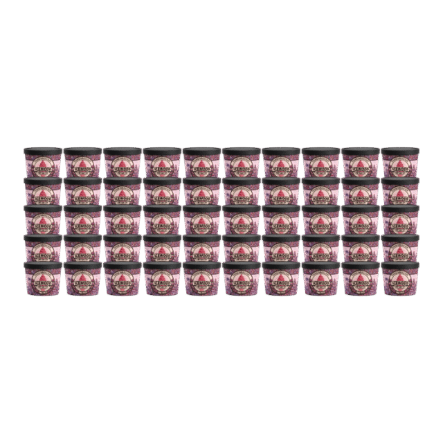 50 Bowls Strawberry Raspberry 500ml